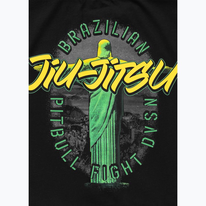 Pitbull BJJ FIGHT DVSN bărbați tricou negru 5