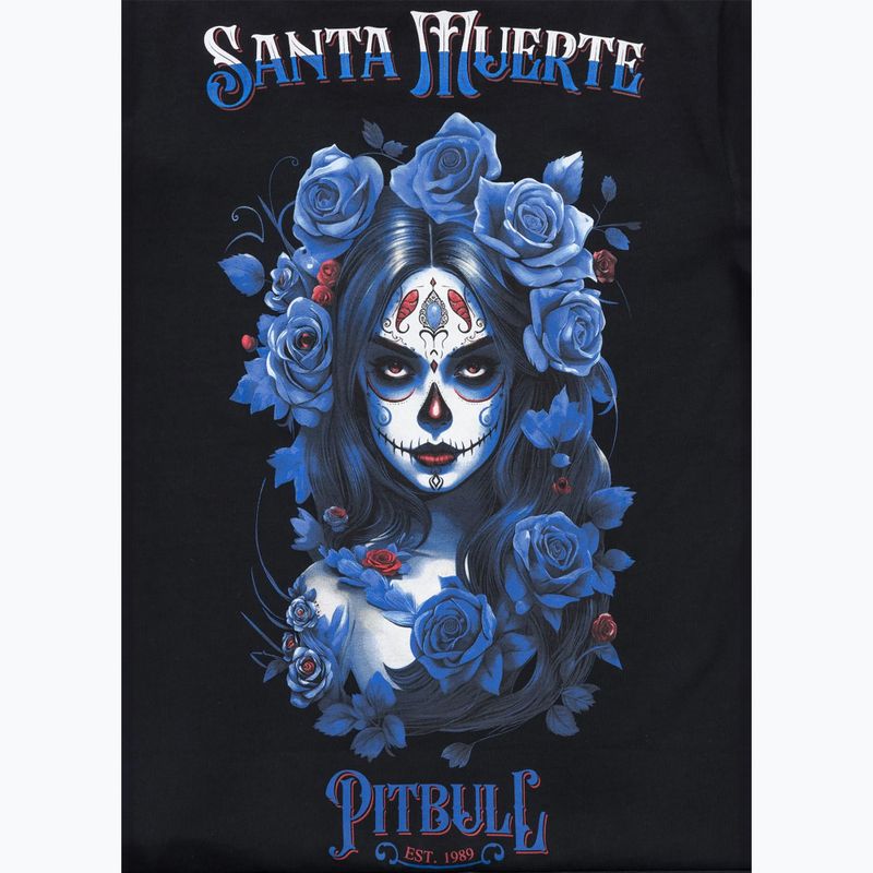 Tricou pentru femei Pitbull Santa Muerte Blue black 8