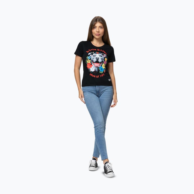 Tricou pentru femei Pitbull Happy Pit 2 black 2
