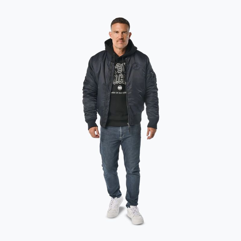Geacă pentru bărbați Pitbull Hacket Washed Bomber dark navy 2