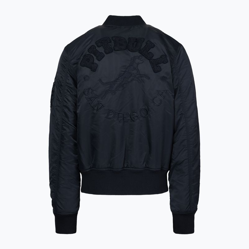 Geacă pentru bărbați Pitbull Hacket Washed Bomber dark navy 2