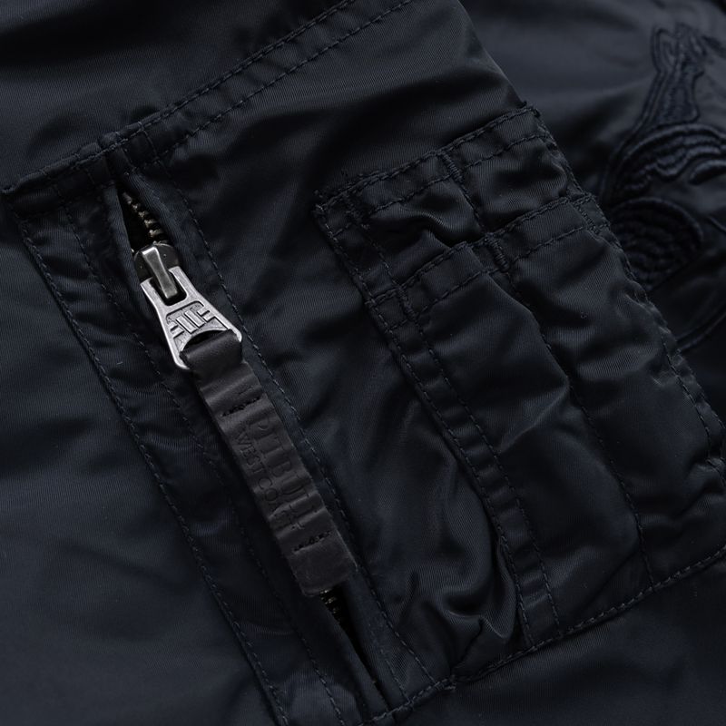 Geacă pentru bărbați Pitbull Hacket Washed Bomber dark navy 5