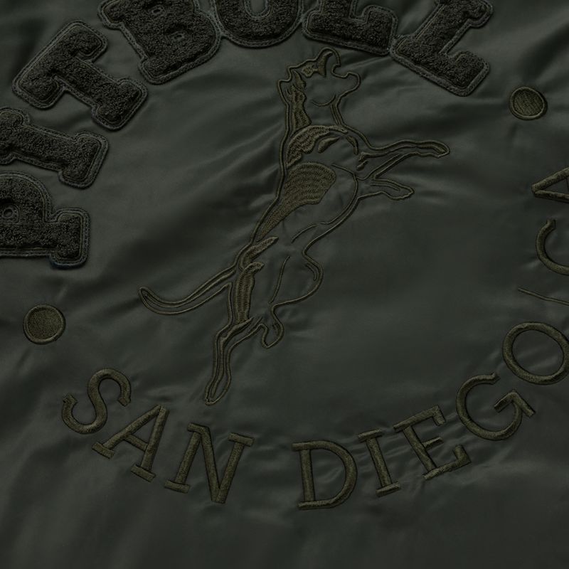 Geacă pentru bărbați Pitbull Hacket Washed Bomber dark green 5