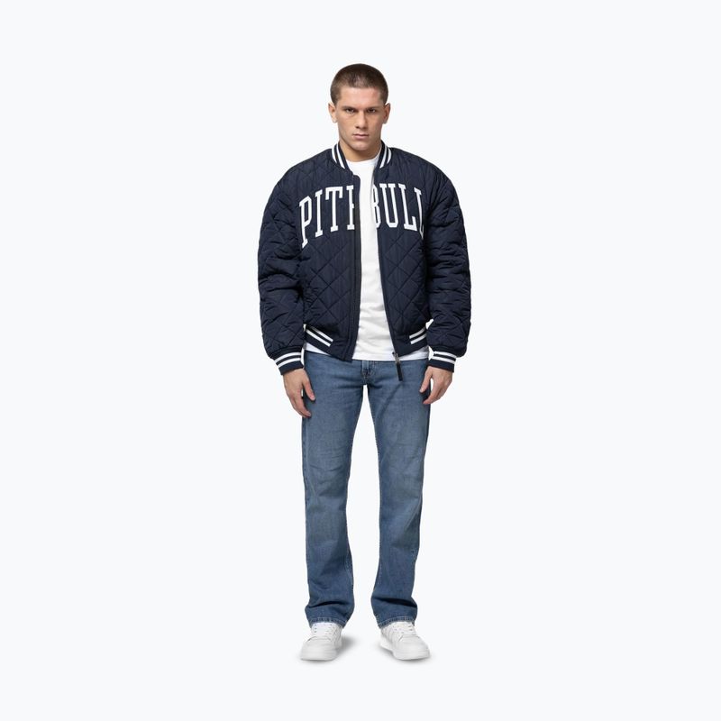 Geacă pentru bărbați Pitbull Jupiter Padded Baseball dark navy 2