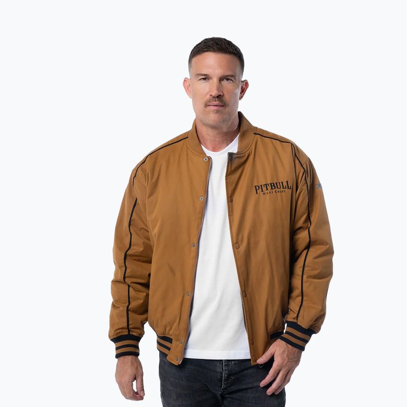 Geacă pentru bărbați Pitbull Radford Baseball honey yellow 4