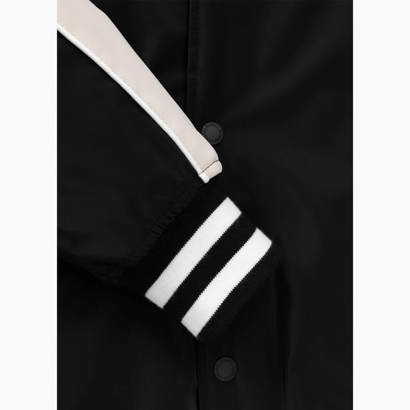 Geacă pentru bărbați Pitbull Manolito Baseball black/white 12