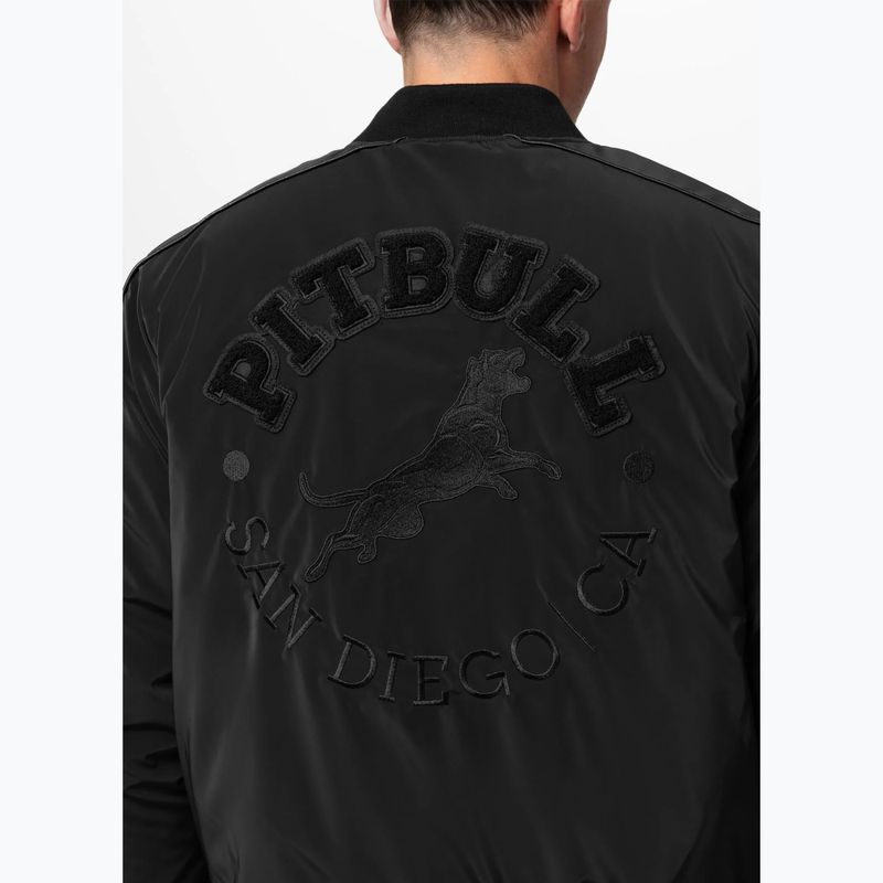 Geacă pentru bărbați Pitbull Manolito Baseball black/black 5