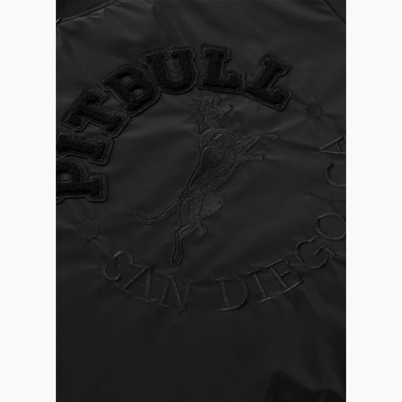 Geacă pentru bărbați Pitbull Manolito Baseball black/black 10