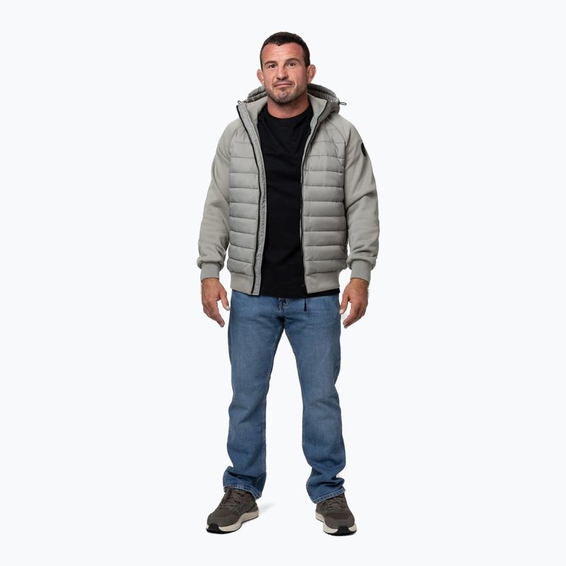 Geacă pentru bărbați Pitbull Palomar Padded Hooded Hybrid dusty salvia 2
