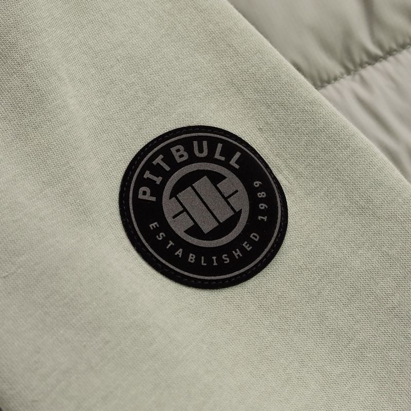 Geacă pentru bărbați Pitbull Palomar Padded Hooded Hybrid dusty salvia 9