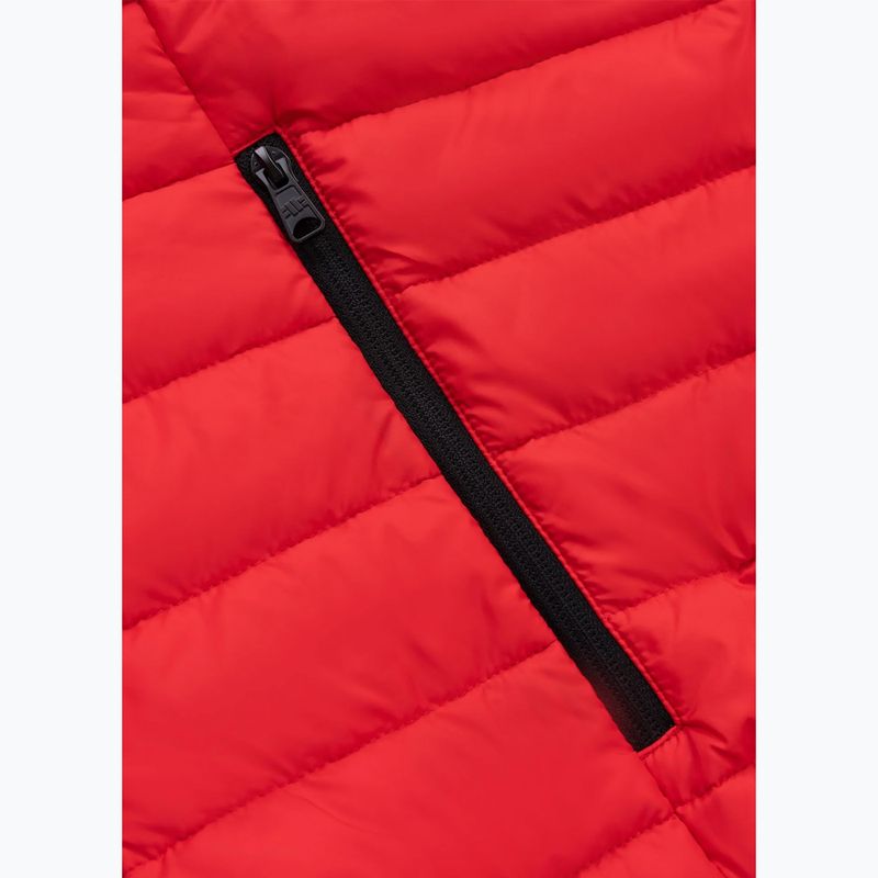 Geacă pentru bărbați Pitbull Palomar Padded Hooded Hybrid fluo/red 11