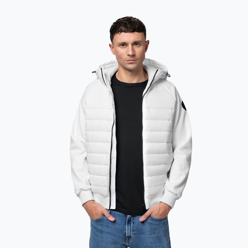 Geacă pentru bărbați Pitbull Palomar Padded Hooded Hybrid white 4