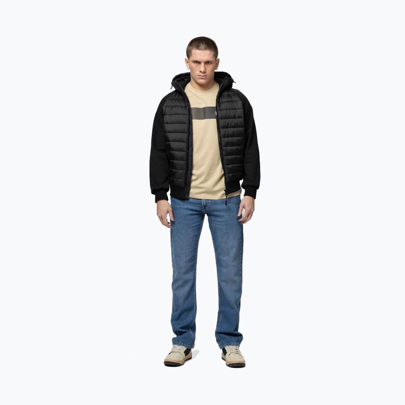 Geacă pentru bărbați Pitbull Palomar Padded Hooded Hybrid black 2