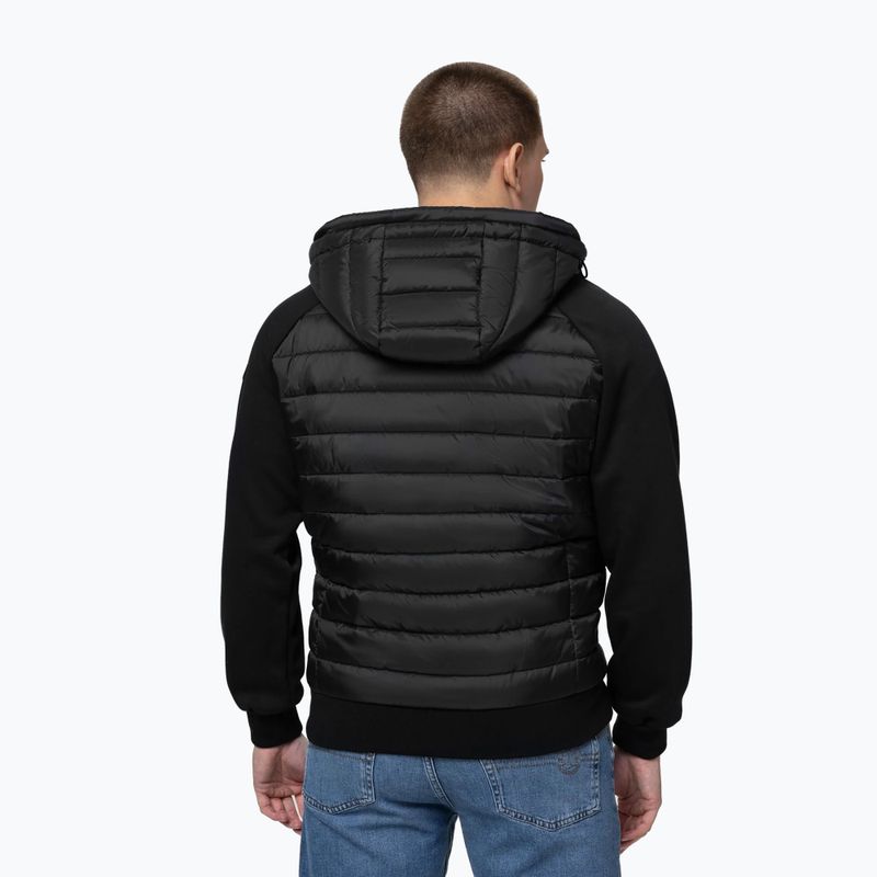 Geacă pentru bărbați Pitbull Palomar Padded Hooded Hybrid black 3