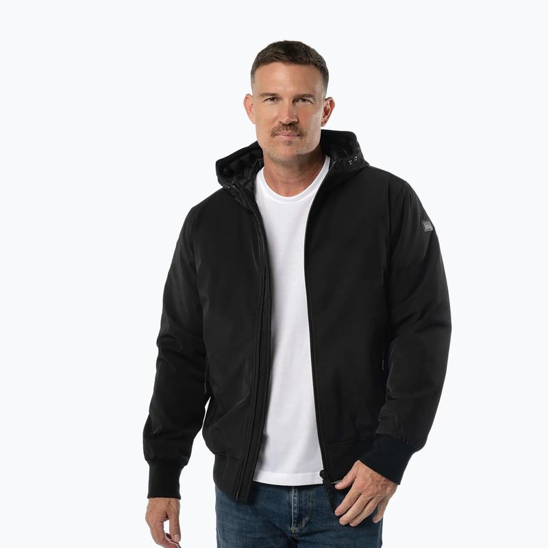 Geacă pentru bărbați Pitbull York Hooded black 2
