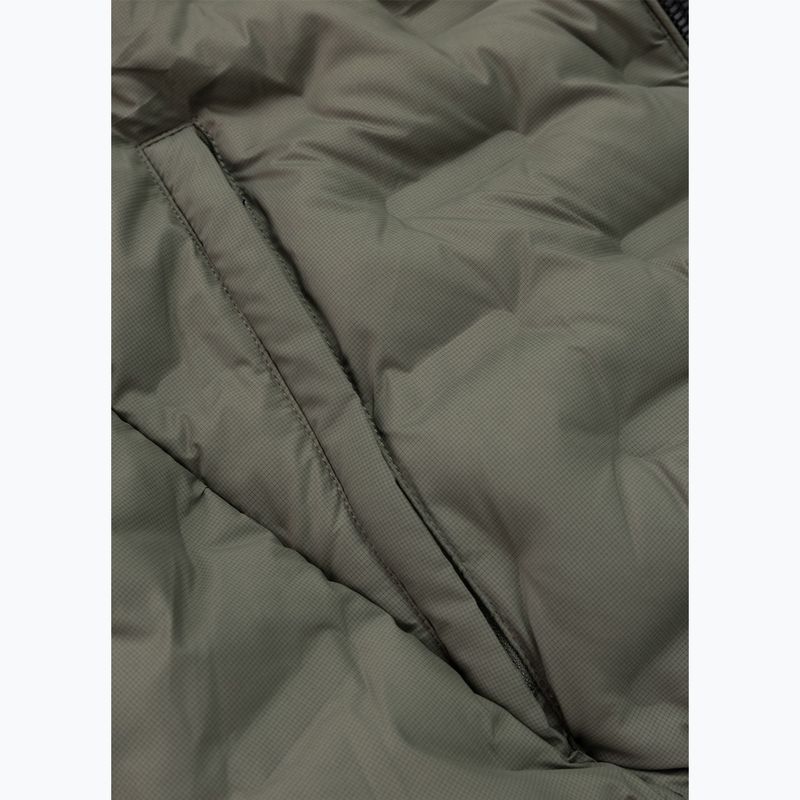 Geacă de iarnă pentru bărbați Pitbull Fisk Quilted Hooded olive 8