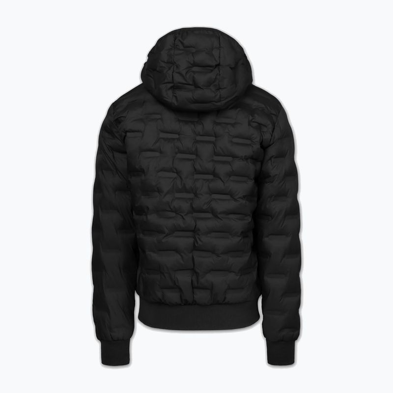Geacă de iarnă pentru bărbați Pitbull Fisk Quilted Hooded black 6