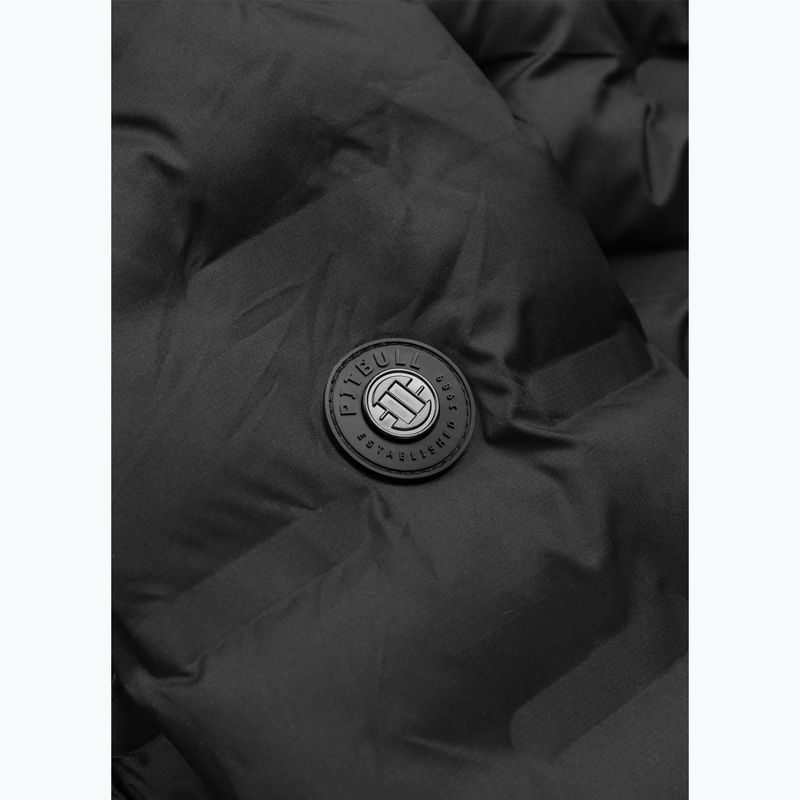Geacă de iarnă pentru bărbați Pitbull Fisk Quilted Hooded black 8
