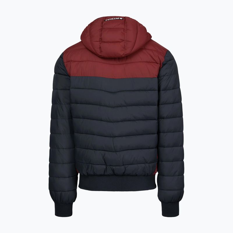 Geacă de iarnă pentru bărbați Pitbull Rubio Quilted Hooded dark navy/red 6