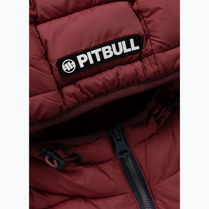 Geacă de iarnă pentru bărbați Pitbull Rubio Quilted Hooded dark navy/red 8