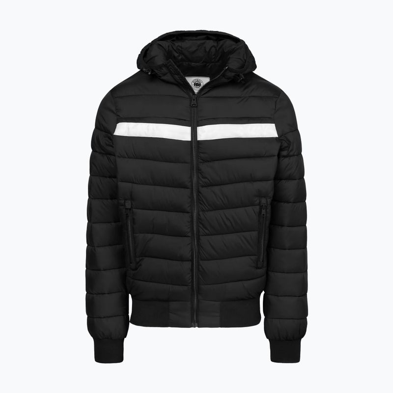 Geacă de iarnă pentru bărbați Pitbull Rubio Quilted Hooded black 5