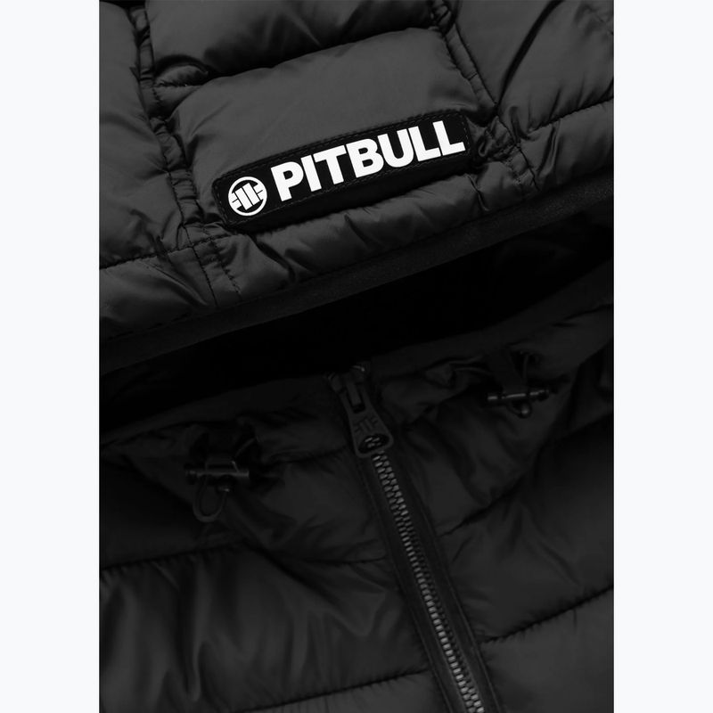 Geacă de iarnă pentru bărbați Pitbull Rubio Quilted Hooded black 8