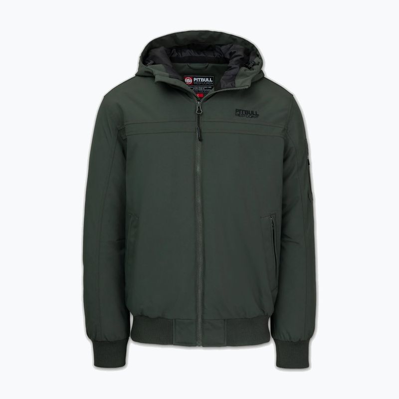 Geacă de iarnă pentru bărbați Pitbull Balboa 2 Hooded dark green 6