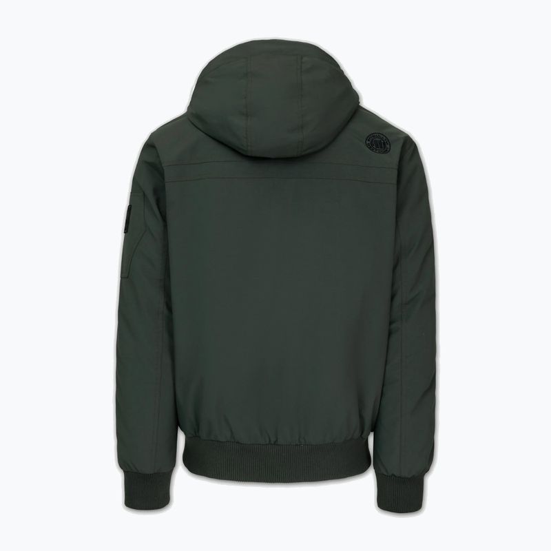 Geacă de iarnă pentru bărbați Pitbull Balboa 2 Hooded dark green 7