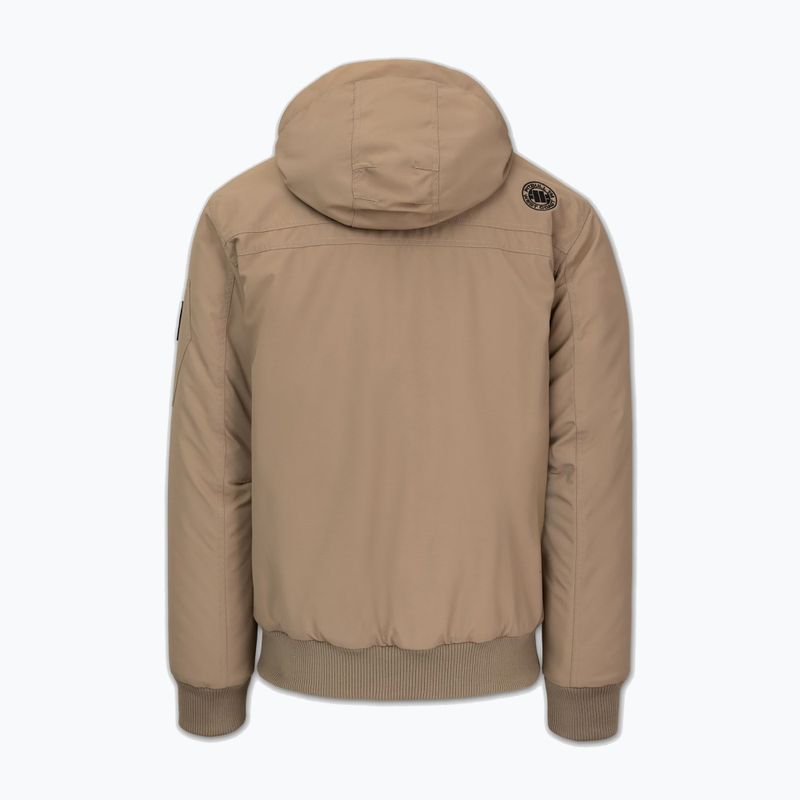 Geacă de iarnă pentru bărbați Pitbull Balboa 2 Hooded dark sand 6