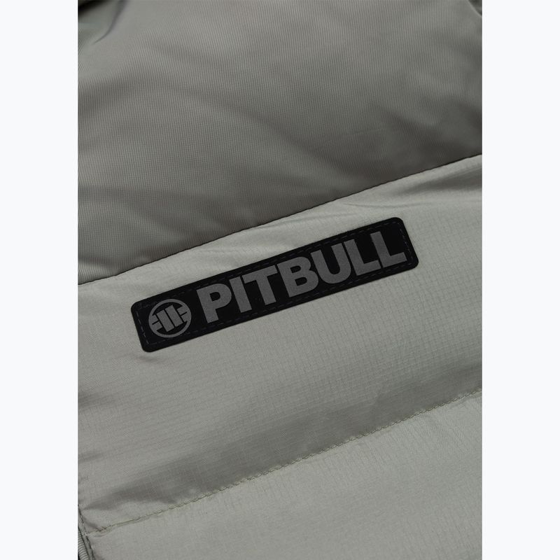 Geacă de iarnă pentru bărbați Pitbull Dillon Quilted Hooded dusty salvia 9