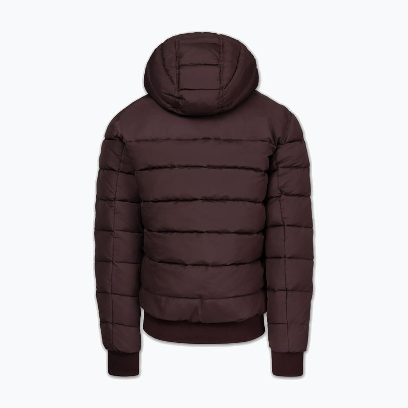 Geacă de iarnă pentru bărbați Pitbull Dillon Quilted Hooded burgundy 6