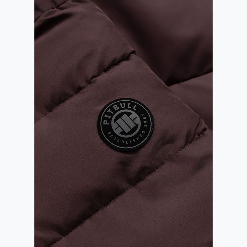 Geacă de iarnă pentru bărbați Pitbull Dillon Quilted Hooded burgundy 10