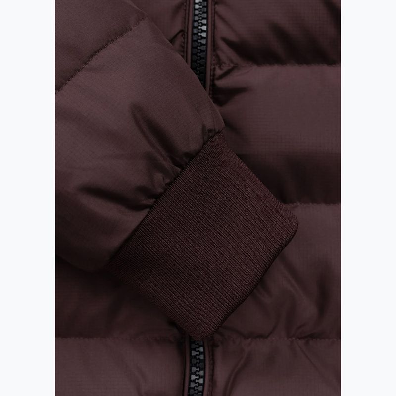 Geacă de iarnă pentru bărbați Pitbull Dillon Quilted Hooded burgundy 11