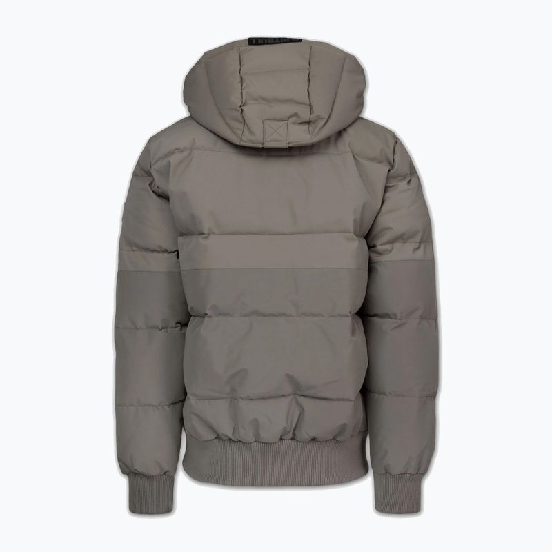 Geacă de iarnă pentru bărbați Pitbull Patton Quilted Hooded taupe 5