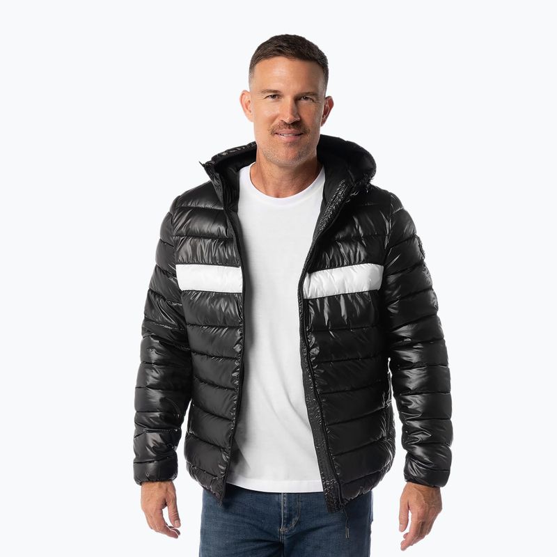 Geacă de iarnă pentru bărbați Pitbull Shatto Quilted Hooded black 3