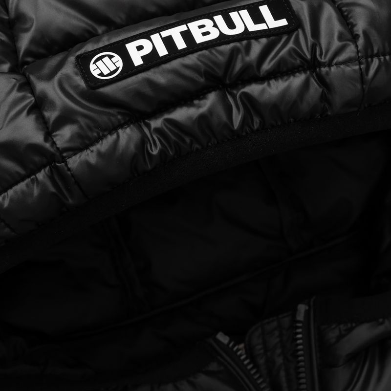 Geacă de iarnă pentru bărbați Pitbull Shatto Quilted Hooded black 5