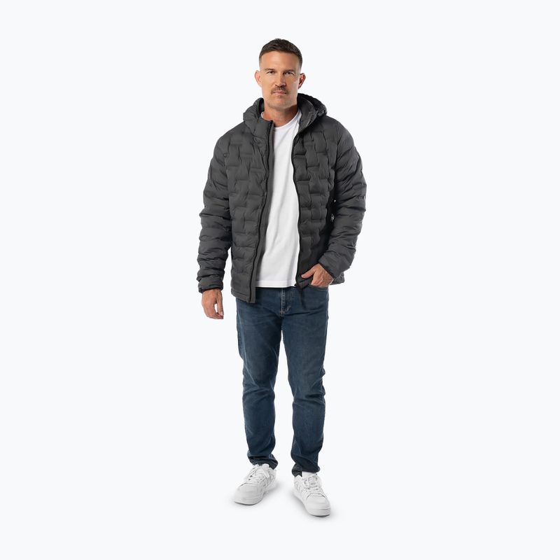 Geacă de iarnă pentru bărbați Pitbull Camino Quilted Hooded graphite 2