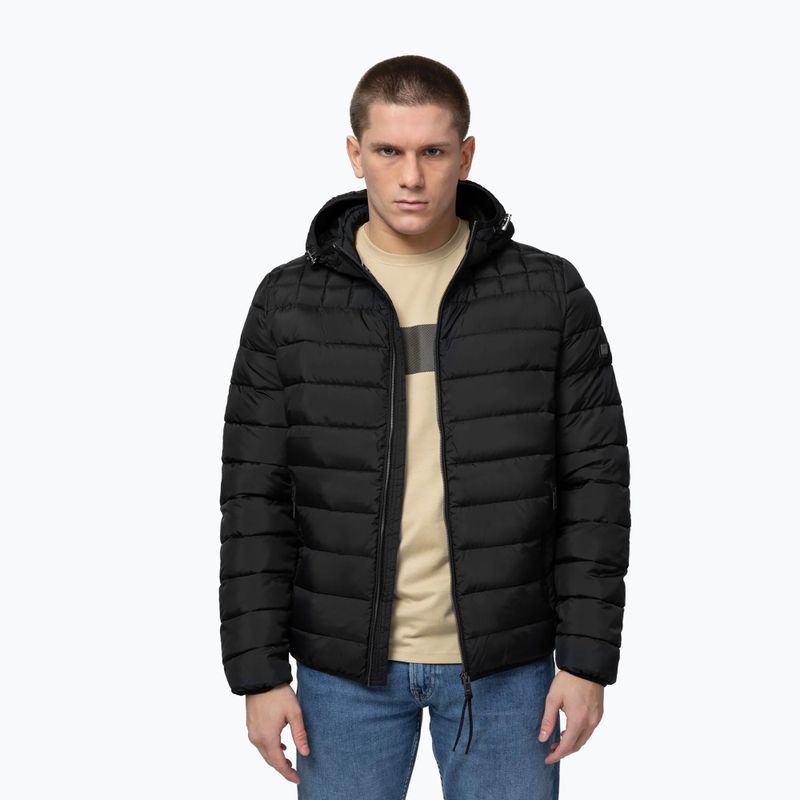Geacă de iarnă pentru bărbați Pitbull Foothill Hooded Padded black 4