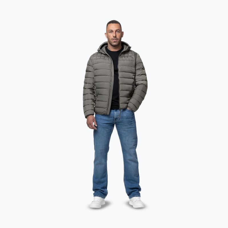 Geacă de iarnă pentru bărbați Pitbull Foothill Hooded Padded taupe 2