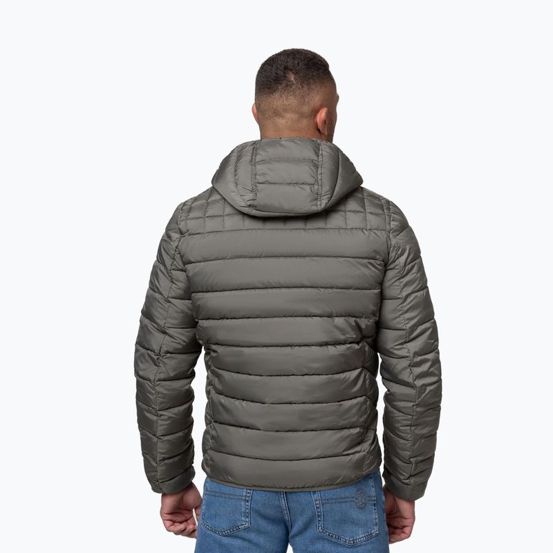 Geacă de iarnă pentru bărbați Pitbull Foothill Hooded Padded taupe 3