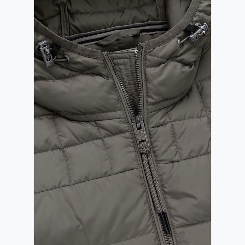 Geacă de iarnă pentru bărbați Pitbull Foothill Hooded Padded taupe 7