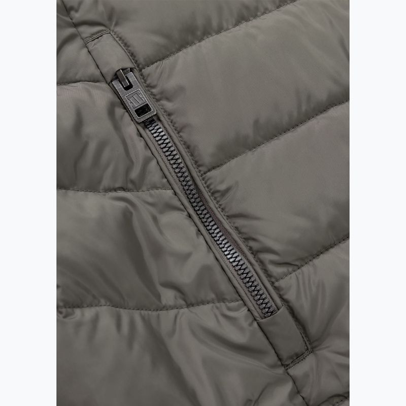 Geacă de iarnă pentru bărbați Pitbull Foothill Hooded Padded taupe 10