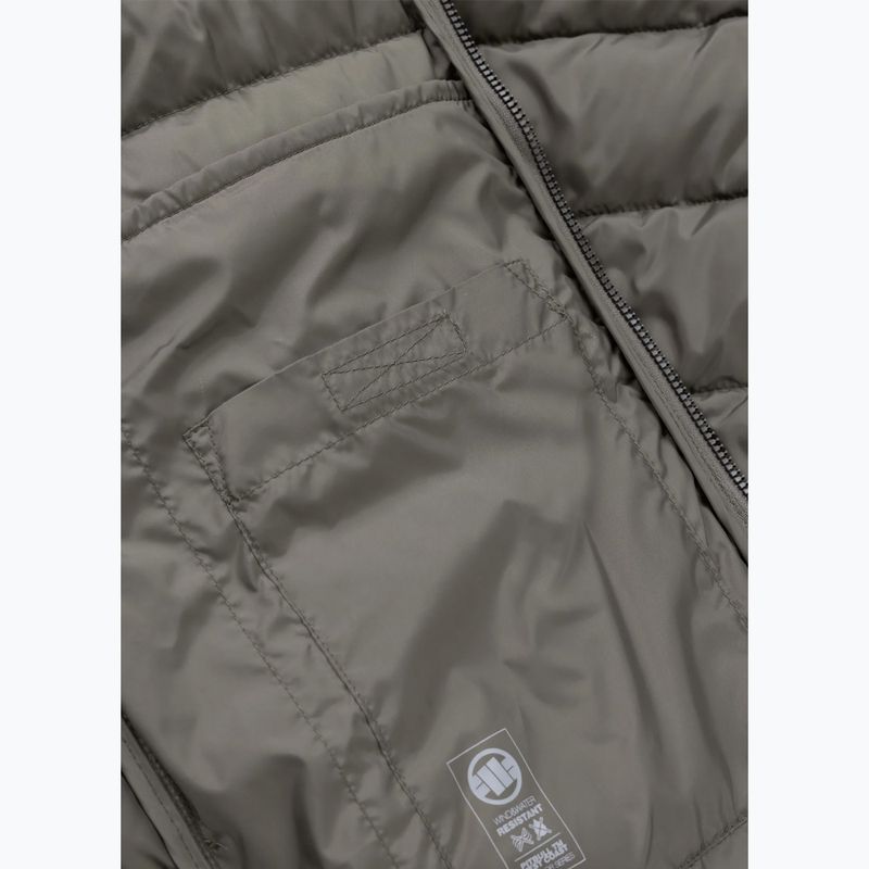 Geacă de iarnă pentru bărbați Pitbull Foothill Hooded Padded taupe 11