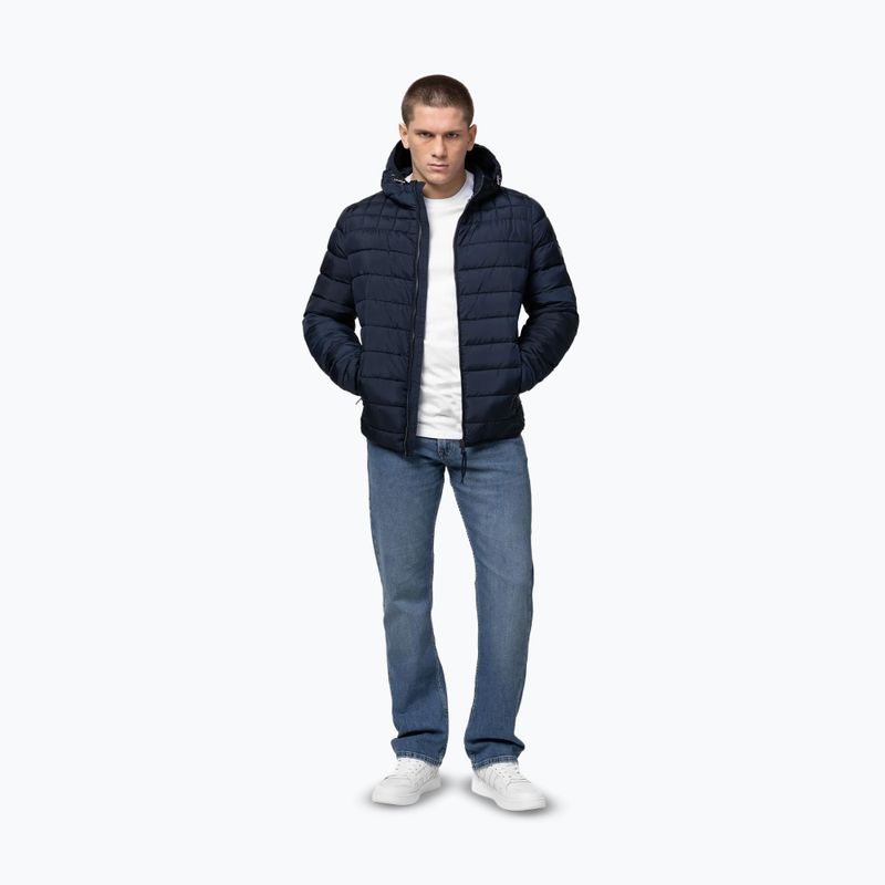 Geacă de iarnă pentru bărbați Pitbull Foothill Hooded Padded dark navy 2