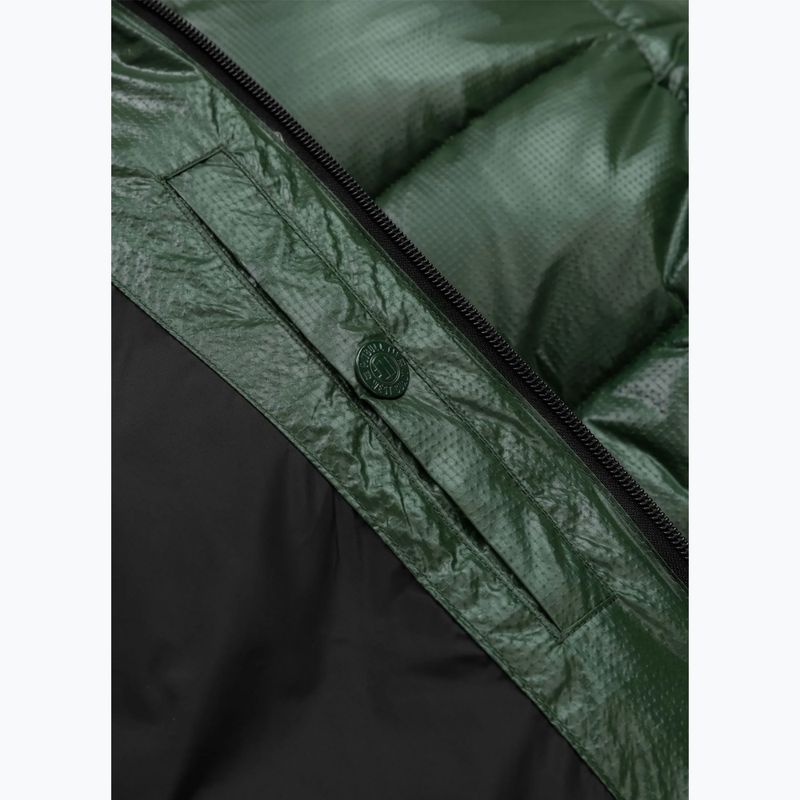 Geacă de iarnă pentru bărbați Pitbull Pepperwood Ribstop Padded Hooded black/green 15
