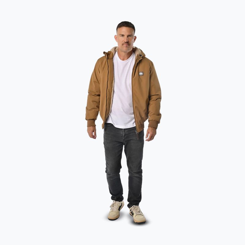 Geacă de iarnă pentru bărbați Pitbull Elkwood 3 Sherpa Hooded honney yellow 2