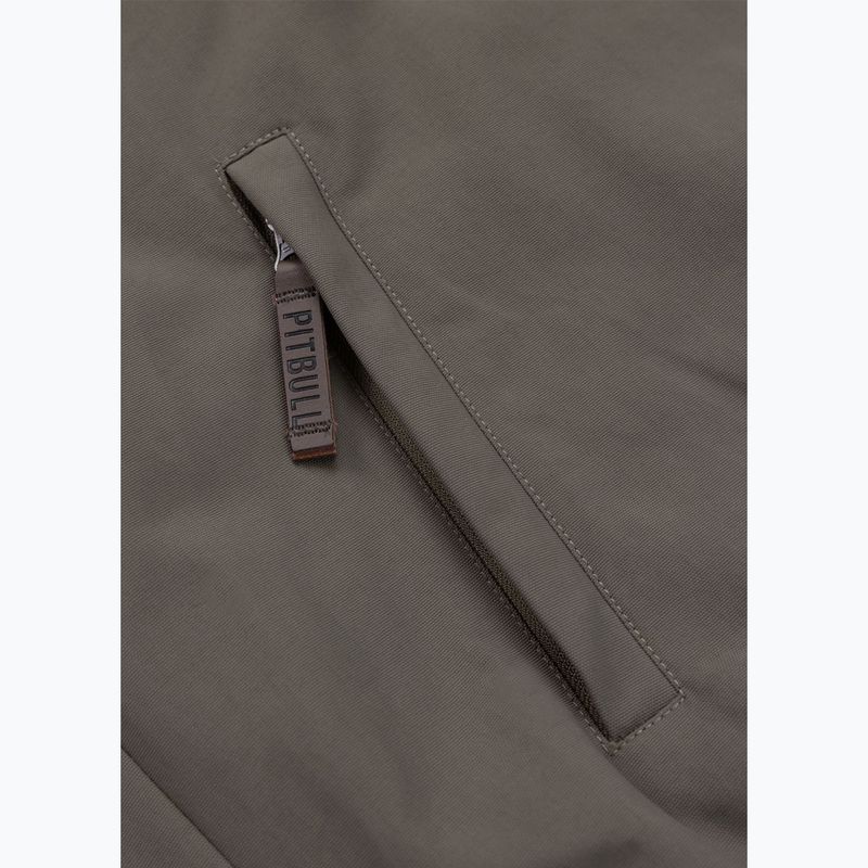 Geacă de iarnă pentru bărbați Pitbull Elkwood 3 Sherpa Hooded taupe 10