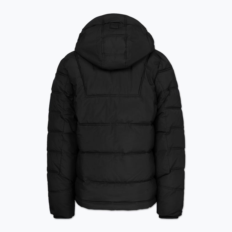 Geacă de iarnă pentru bărbați Pitbull Piedmont Quilted Hooded black 2