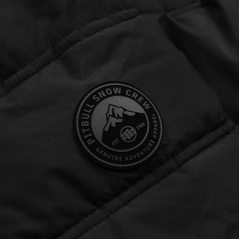 Geacă de iarnă pentru bărbați Pitbull Piedmont Quilted Hooded black 7