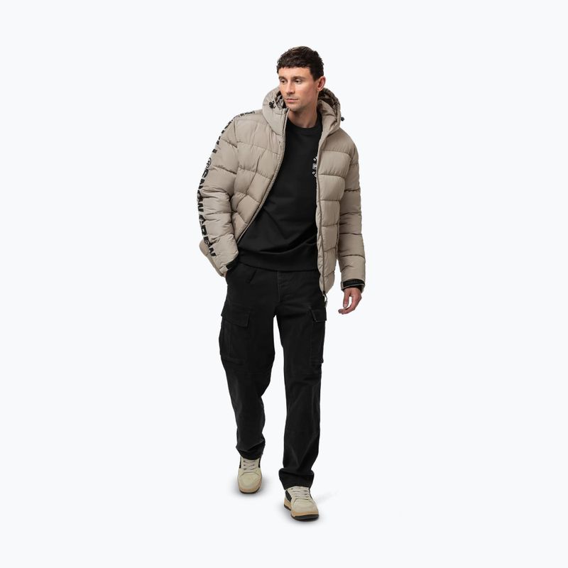 Geacă de iarnă pentru bărbați Pitbull Airway 4 Padded Hooded pale sand 6